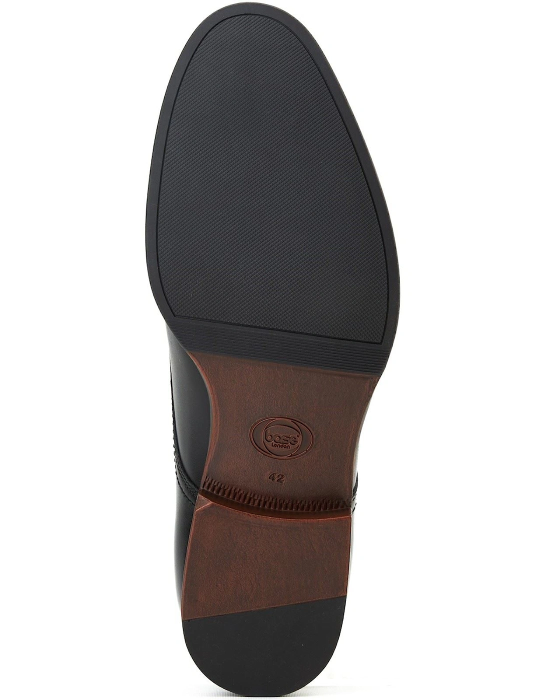 London Faraday Leather Men's Black Shoes