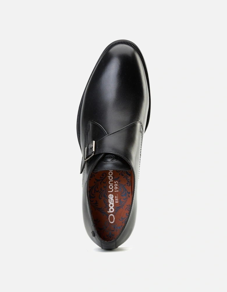 London Faraday Leather Men's Black Shoes