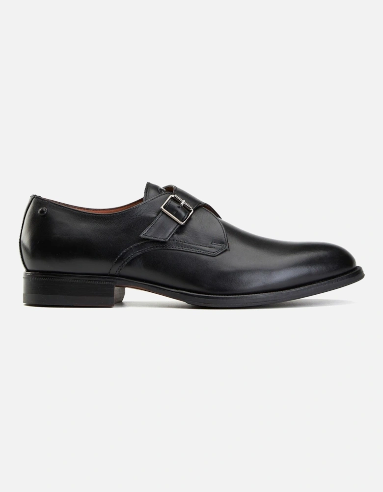 London Faraday Leather Men's Black Shoes