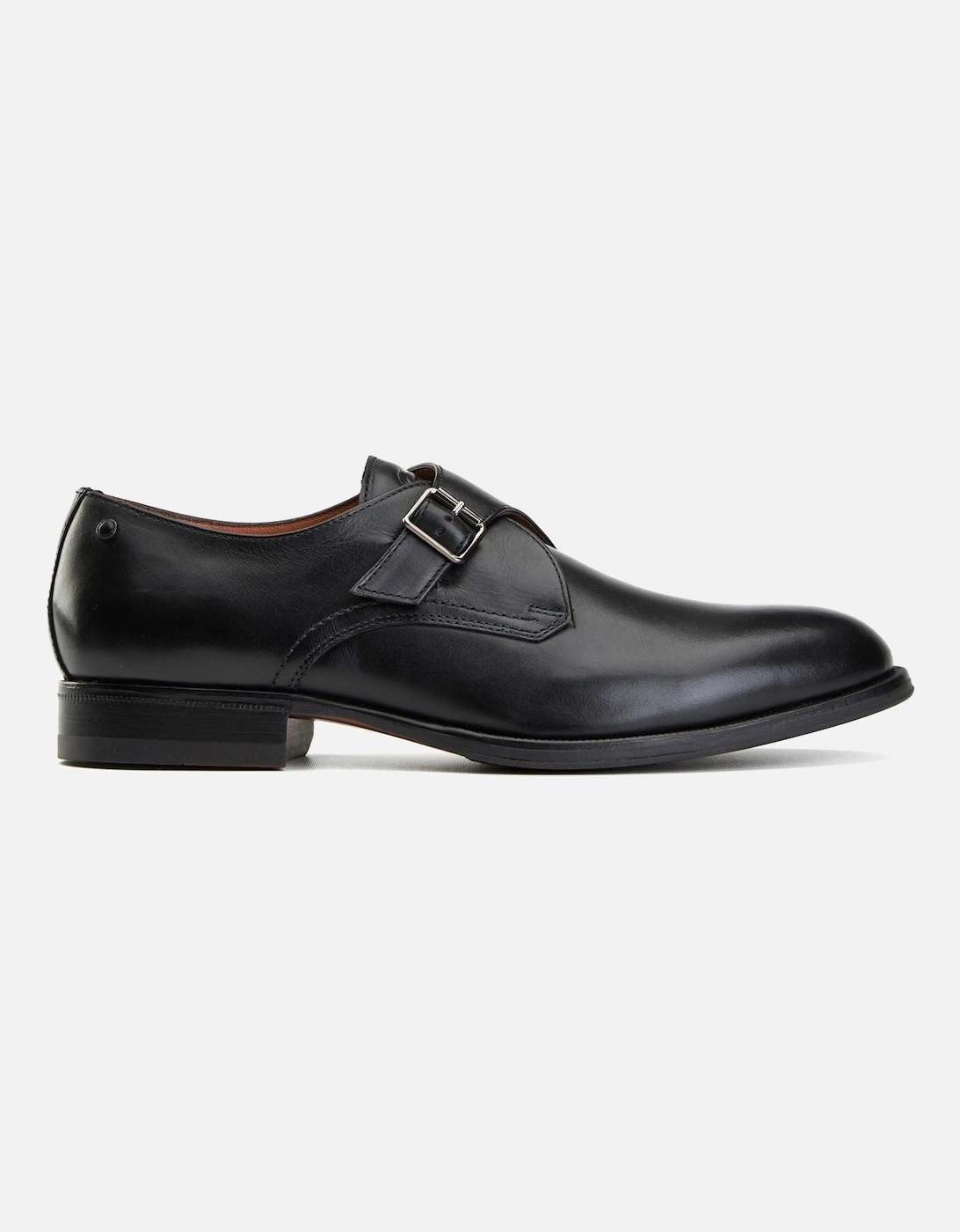 London Faraday Leather Men's Black Shoes