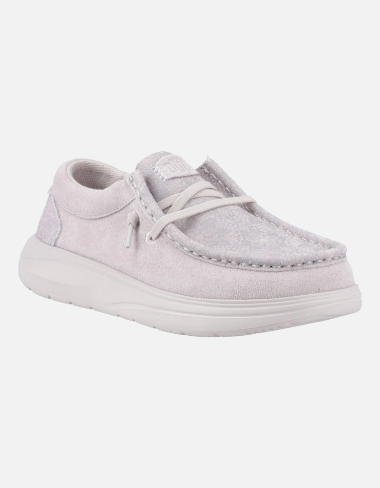 HEYDUDE Wendy COMF Suede Women's Lilac Moccasins Shoes