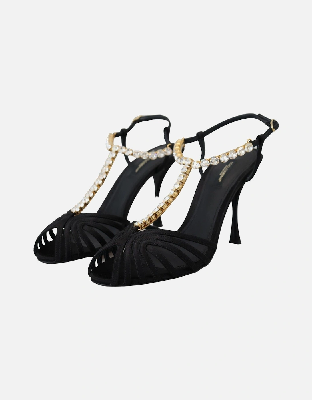 Leather Lace-Up Platform Boots Women - Black Sandals