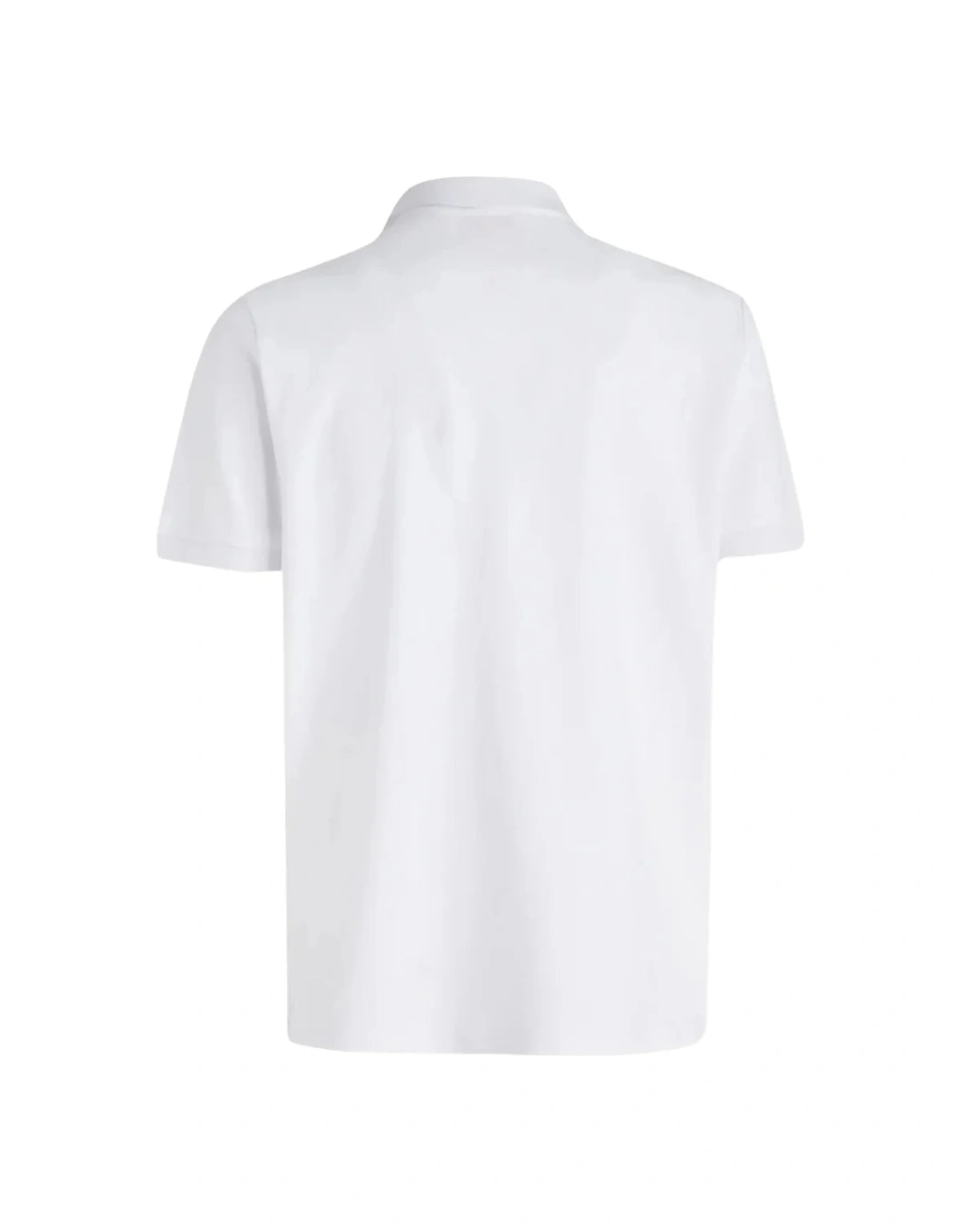 Small Patch Logo Off Bright White Polo Shirt