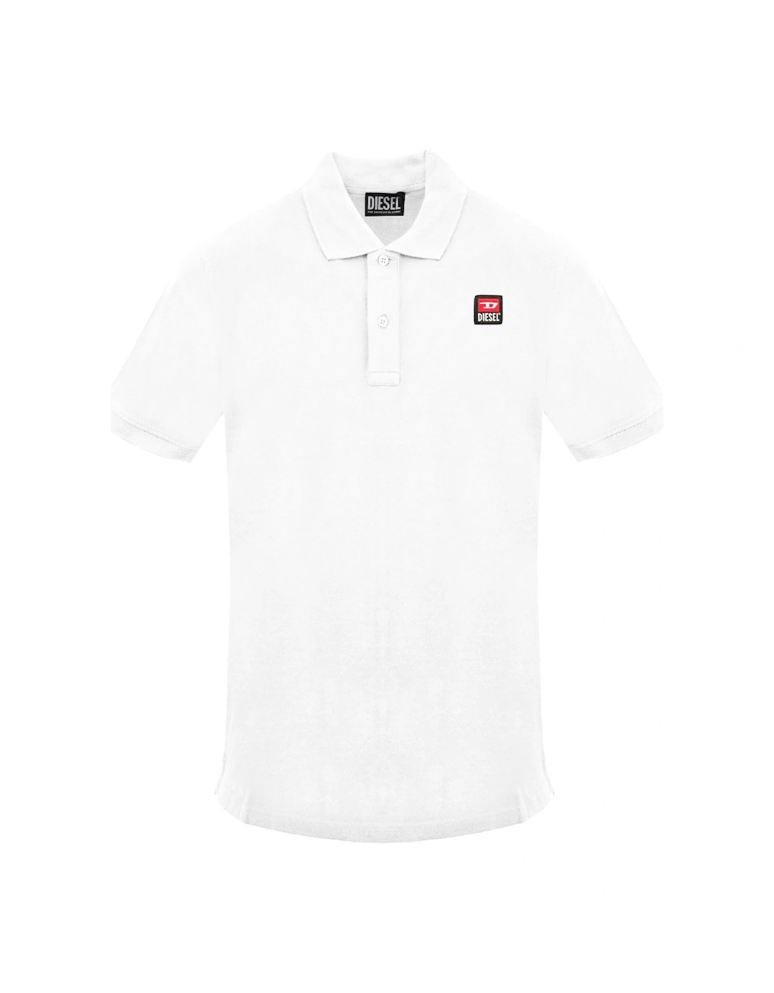 Small Patch Logo Off Bright White Polo Shirt, 3 of 2
