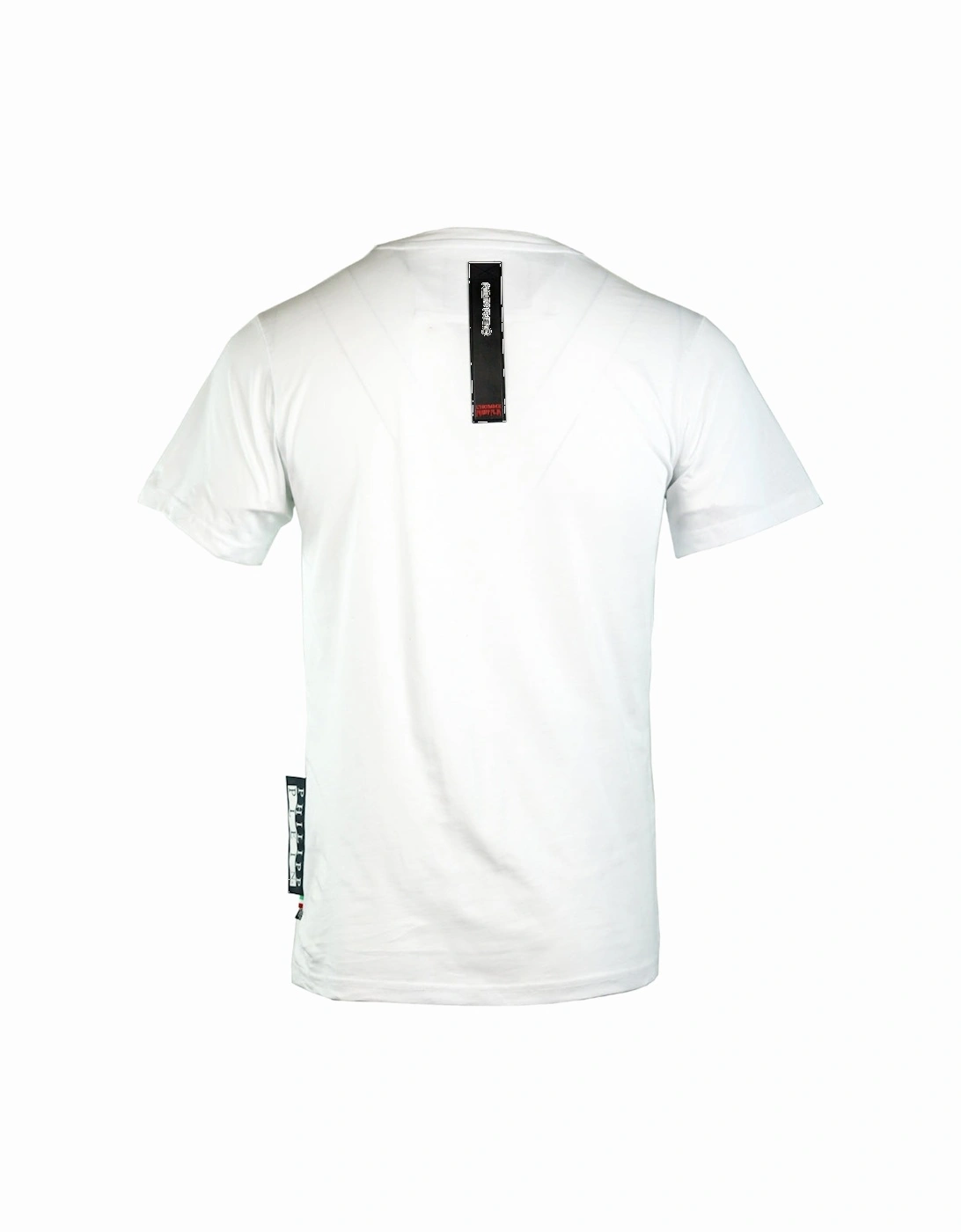 Large Skull Motif White T-Shirt