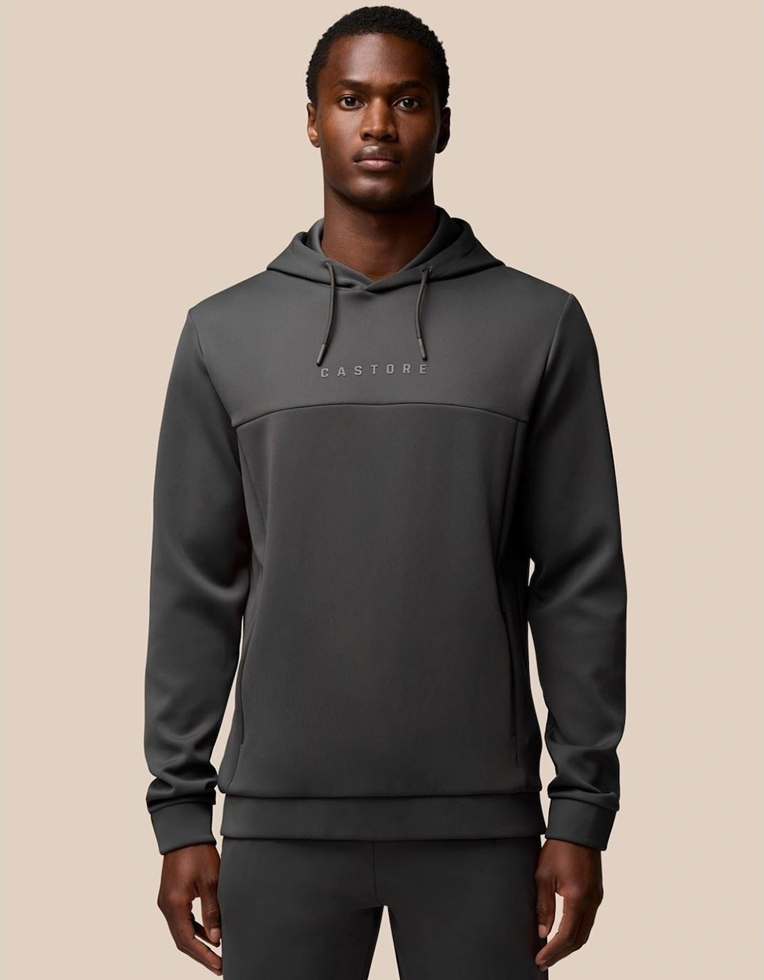 Scuba Hoody Polyester Men's Grey Hooded Sweatshirt, 6 of 5