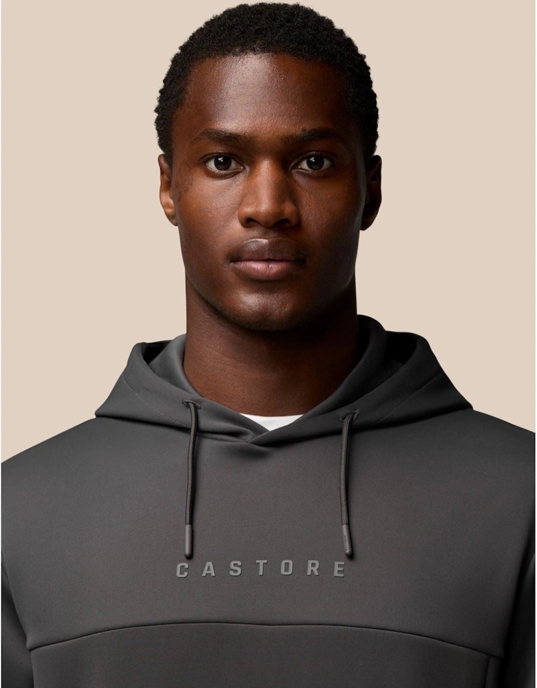 Scuba Hoody Polyester Men's Grey Hooded Sweatshirt