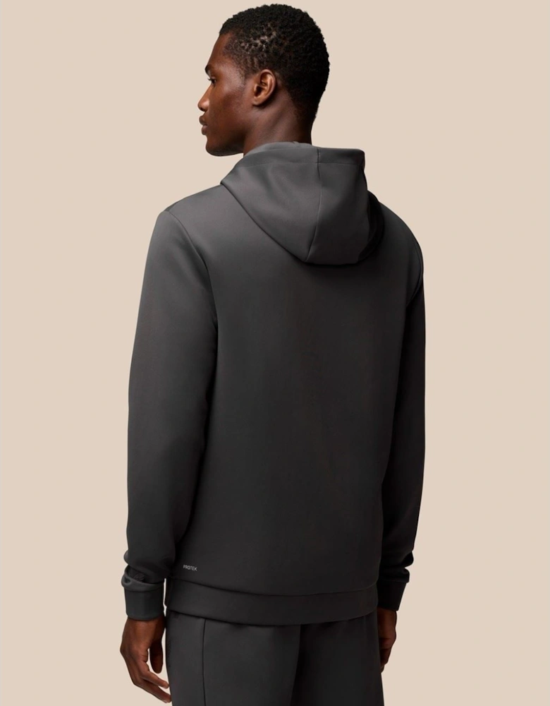 Scuba Hoody Polyester Men's Grey Hooded Sweatshirt