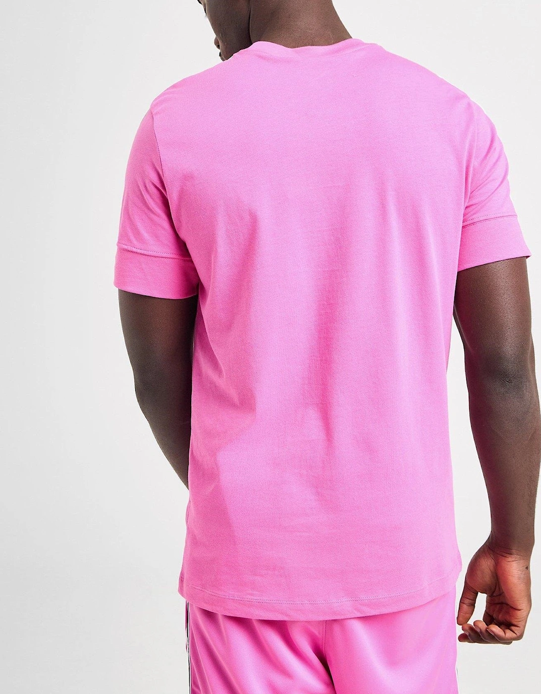 Repeat Tape Short & T-Shirt Set Pink
