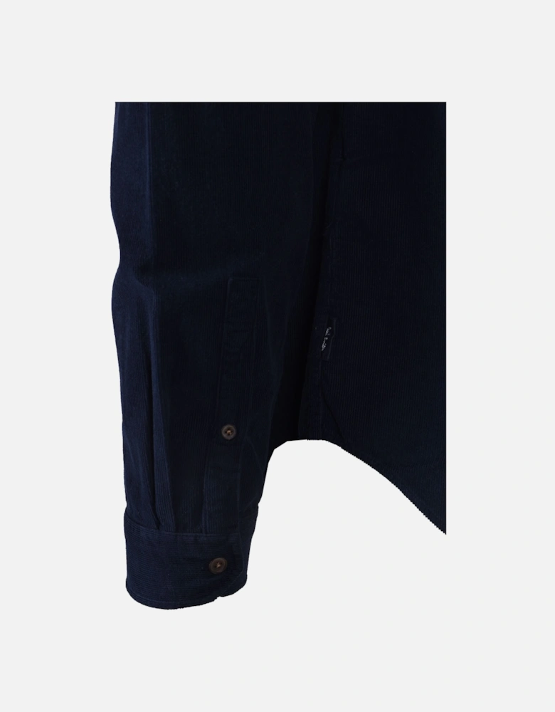 Tailored Corduroy Shirt Dark Navy