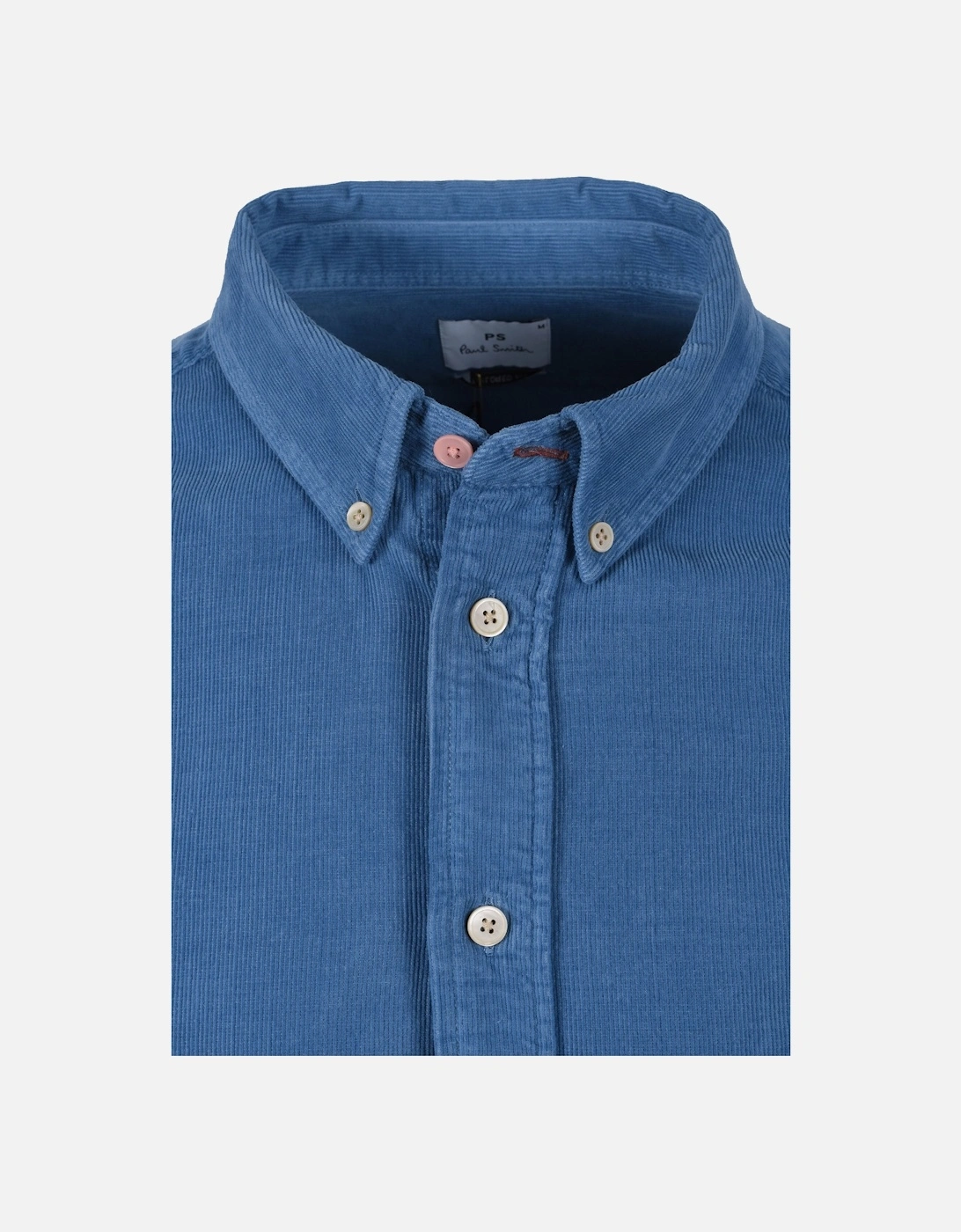 Tailored Corduroy Shirt Petrol Blue