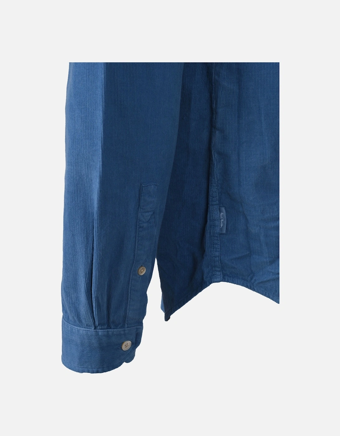 Tailored Corduroy Shirt Petrol Blue