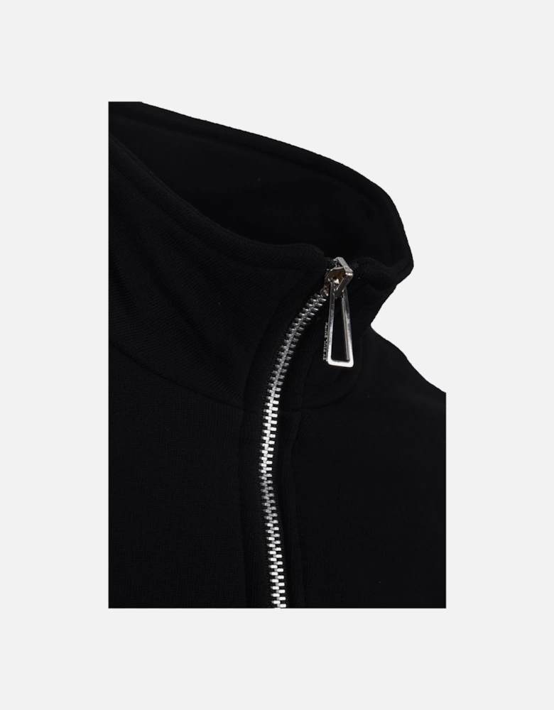 Reg Fit Half Zip Sweatshirt Black