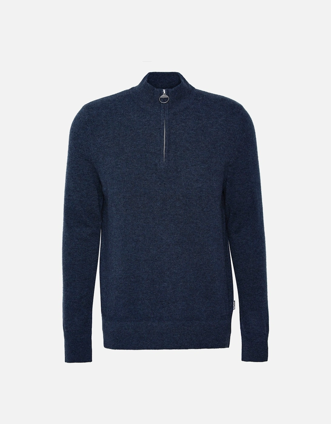Waterbury Half Zip Knitwear Navy, 6 of 5