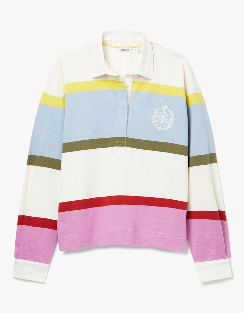 LARA SLUB Womens Rugby Shirt Multi