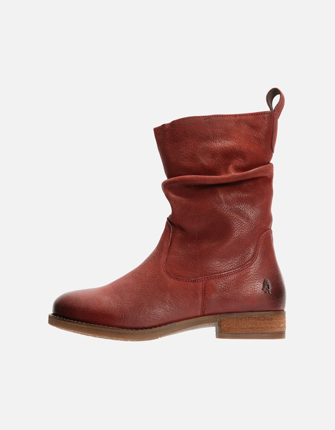 Emilia Leather Women's Burgundy Winter Mid Calf Boots