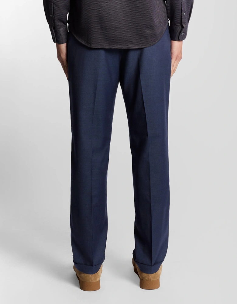 Sharkskin Pleated Trousers