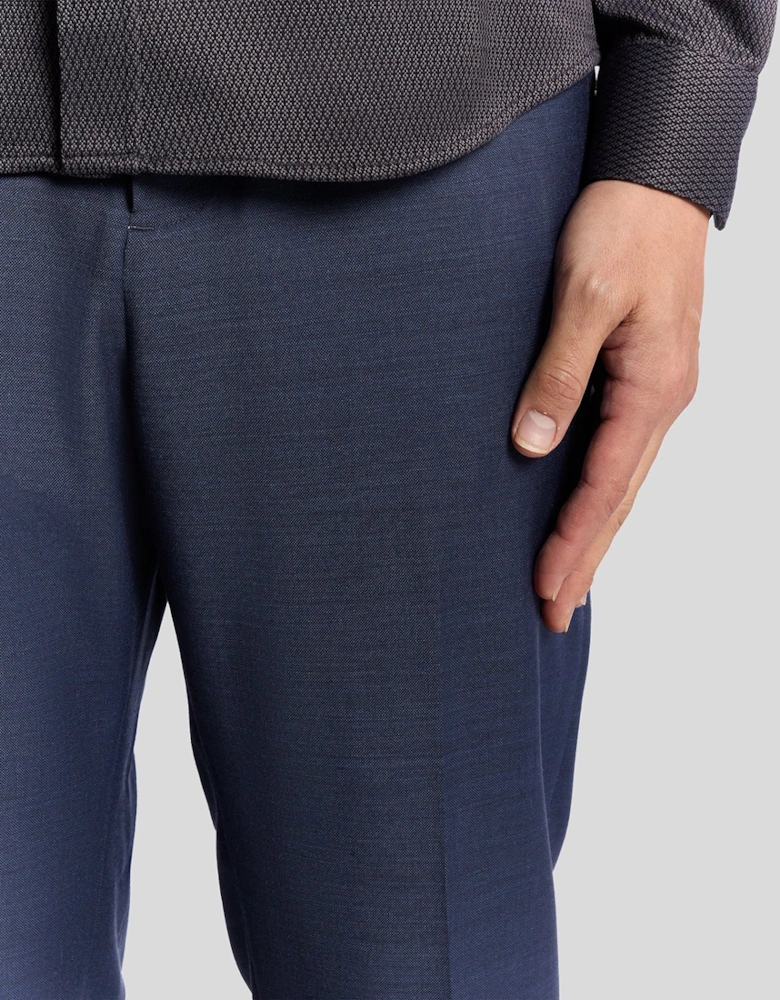 Sharkskin Pleated Trousers