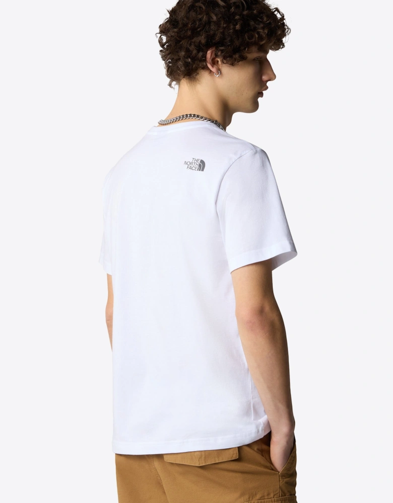 Mountain Line White T-Shirt