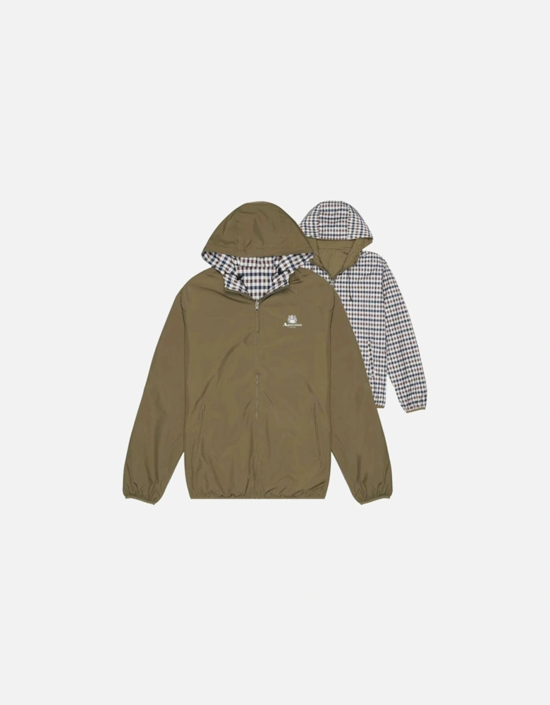 Active Hooded Reversible Sailor Jacket - Army Green