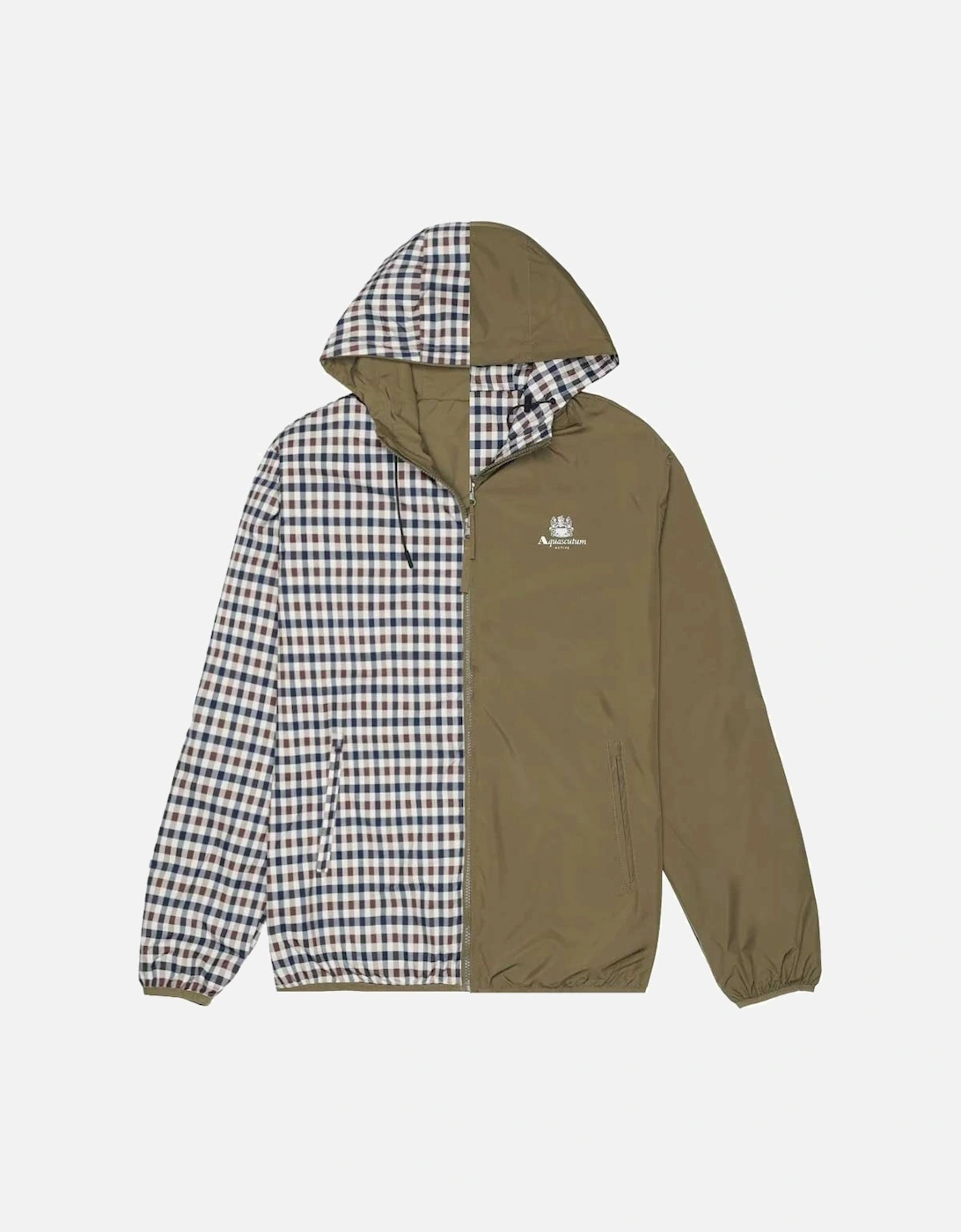 Active Hooded Reversible Sailor Jacket - Army Green