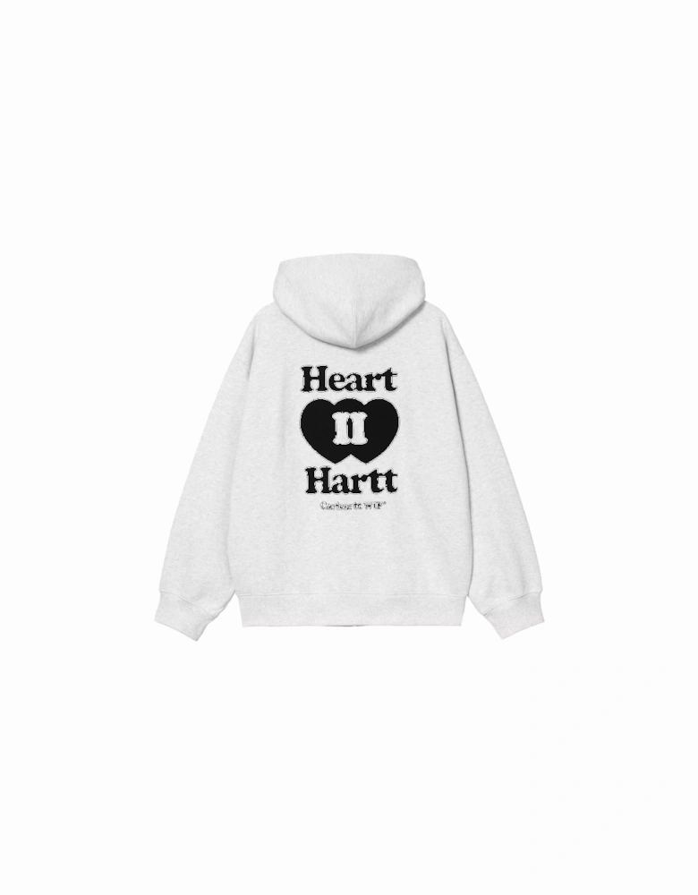 Hooded Heart II Hartt Zip Sweatshirt Ash Heather