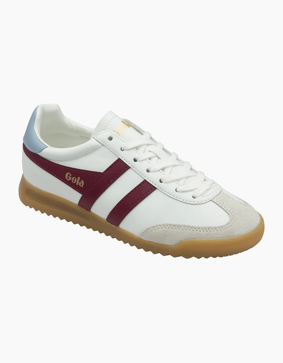 Gola Women's White Torpedo Leather Trainers - Size 5