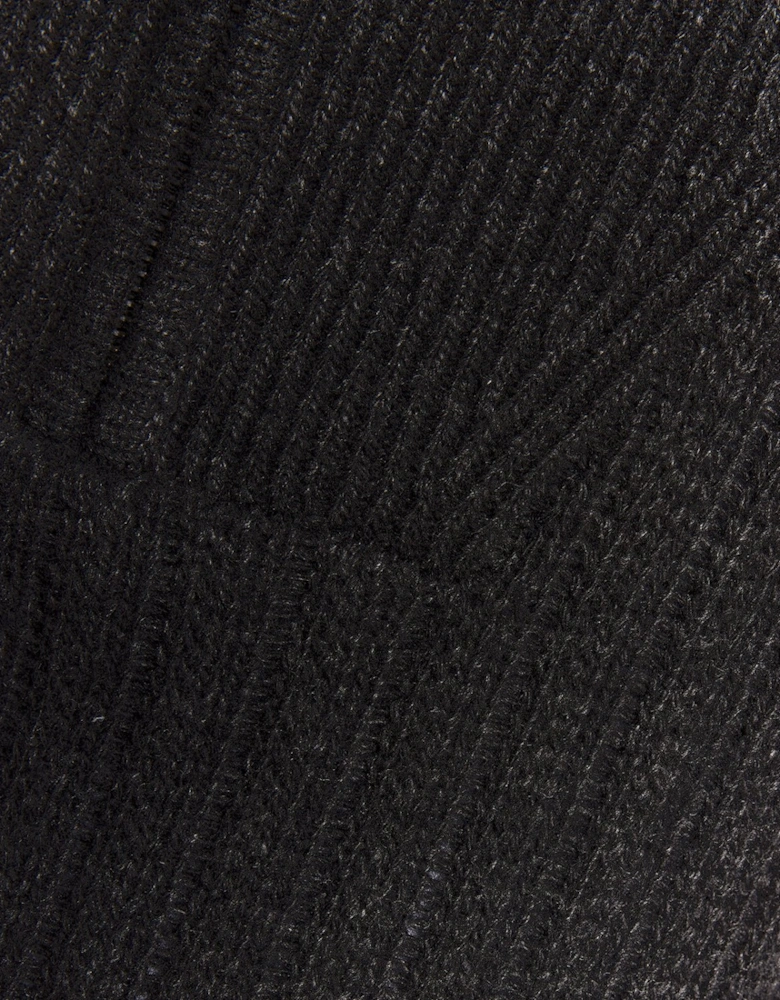 Lambswool Blend Ribbed 1/4 Zip Jumper