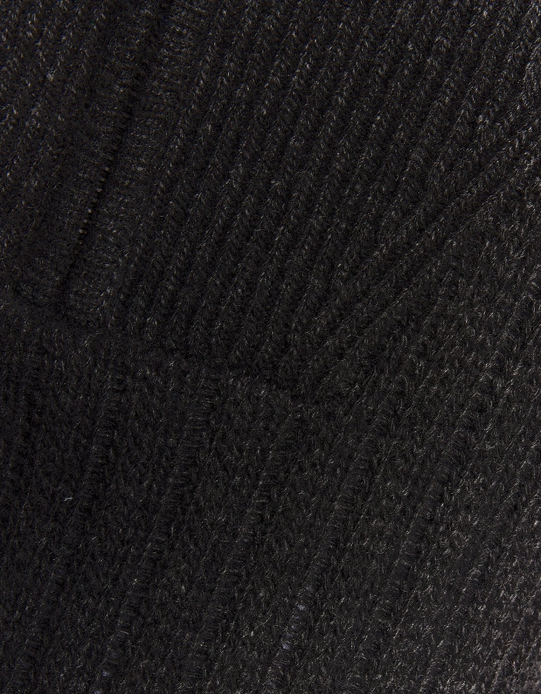Lambswool Blend Ribbed 1/4 Zip Jumper