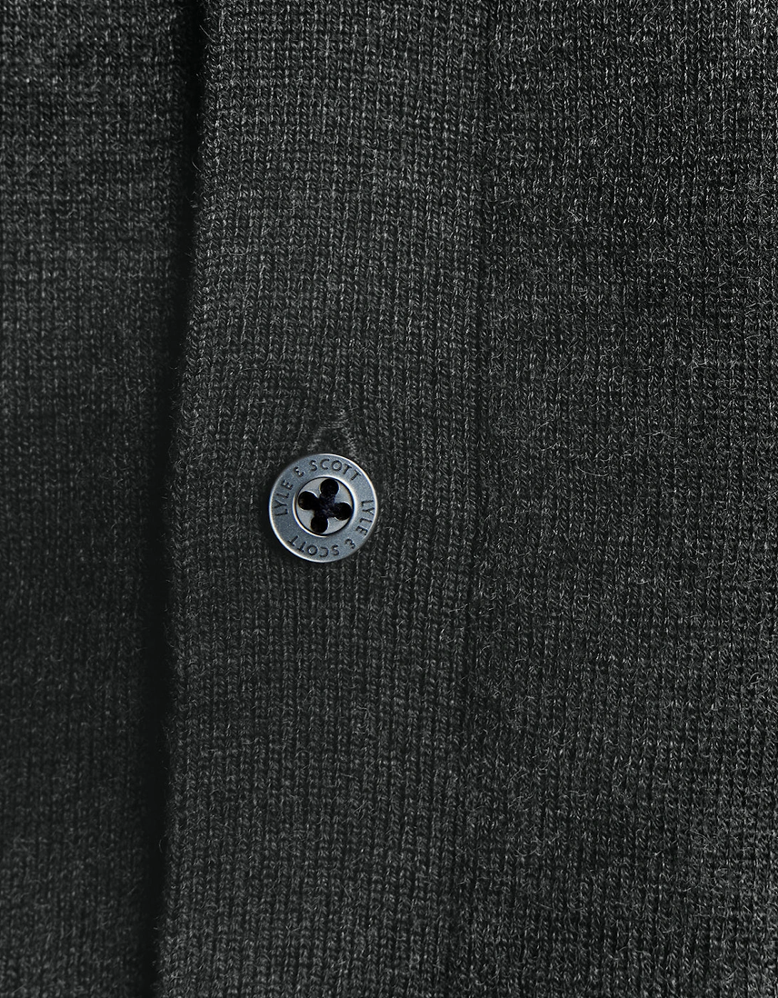 Wool Blend Cable Knit Shirt
