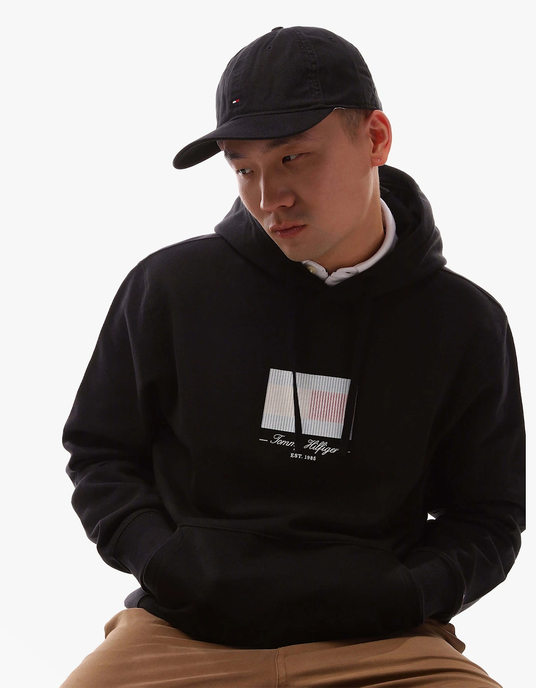 Flag Baseball Cap Black