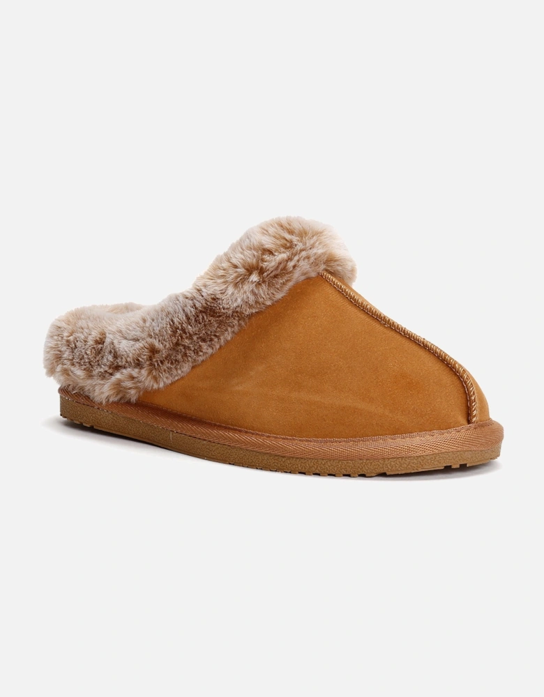 Women's Amara Slipper in Tan