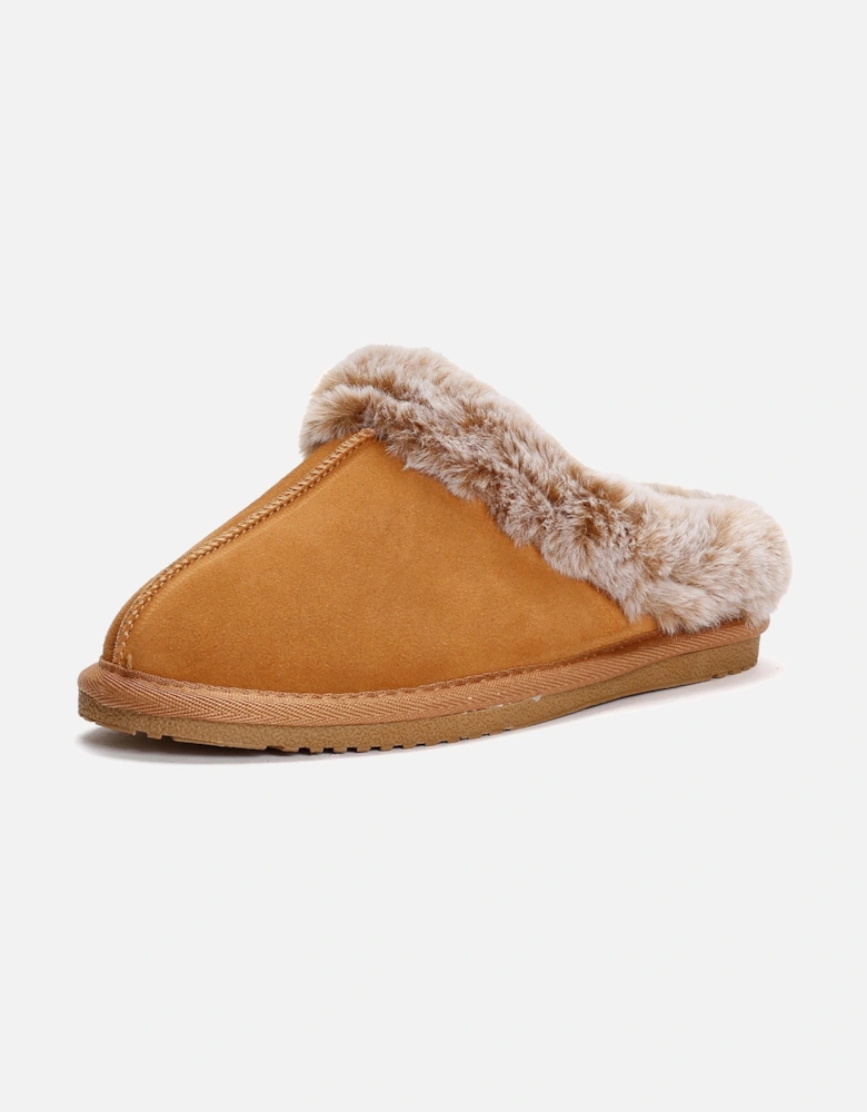 Women's Amara Slipper in Tan