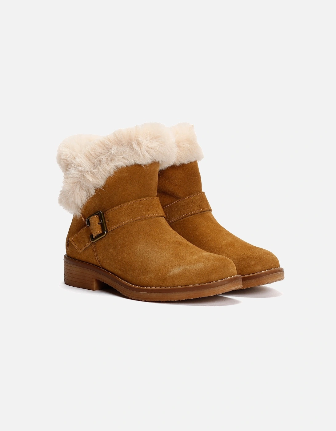 Hush Puppies Women's Tan Hannah Suede Boots Uk Size 7 - Image 2