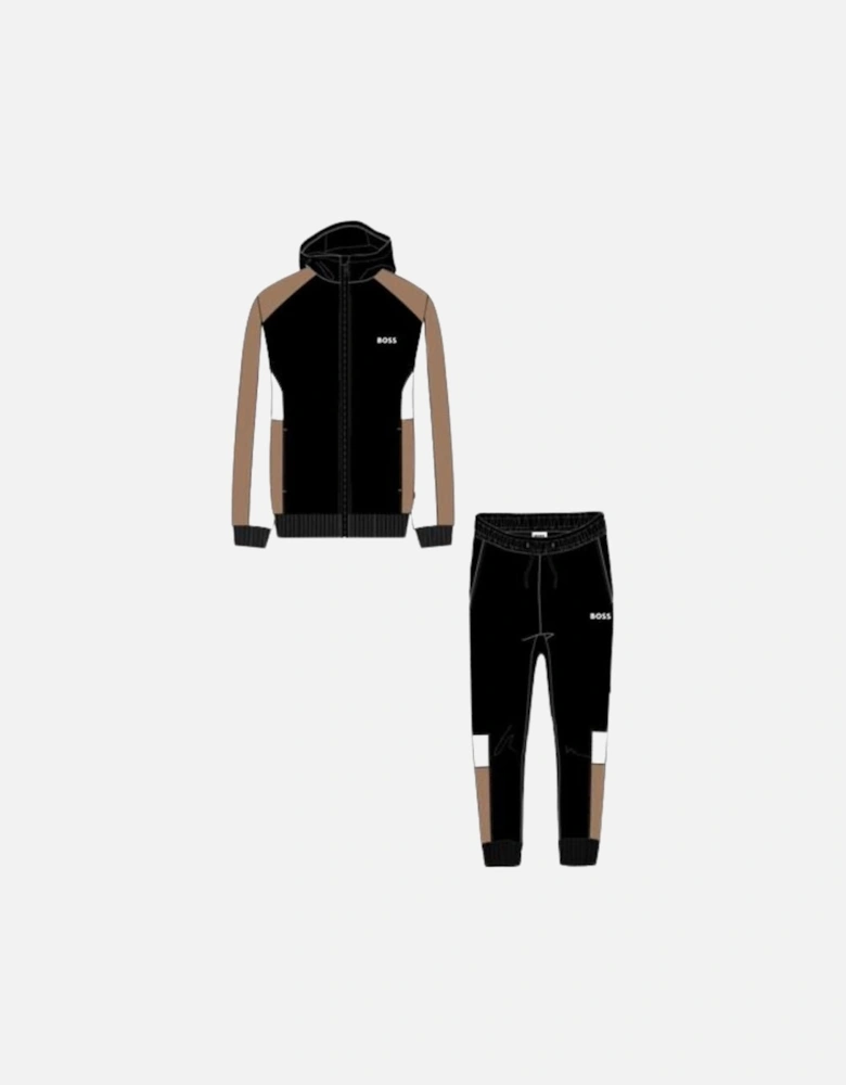 BOSS BOYS BLACK TRACKSUIT J52322/J52290