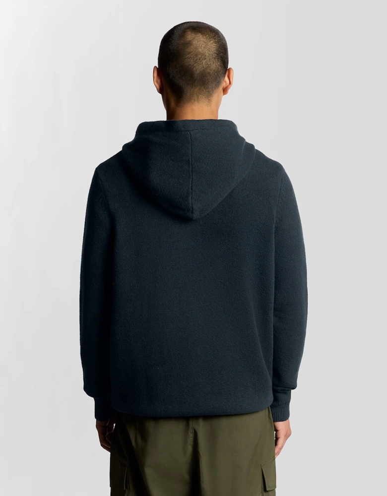 Knitted Script Hoodie