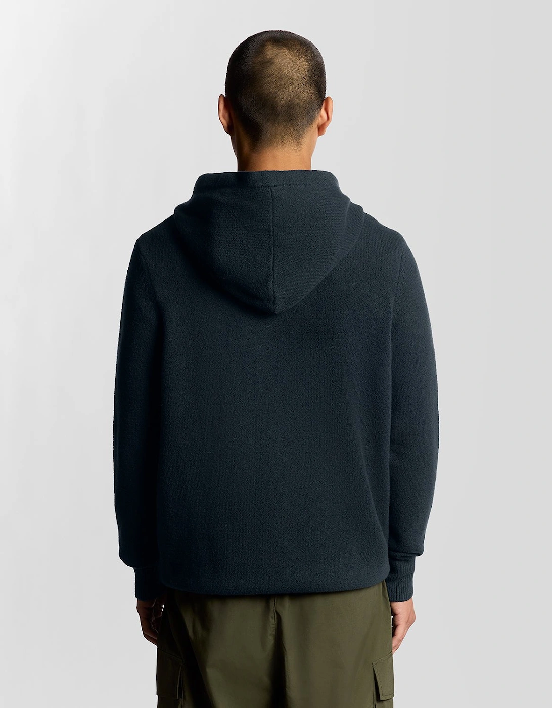 Knitted Script Hoodie