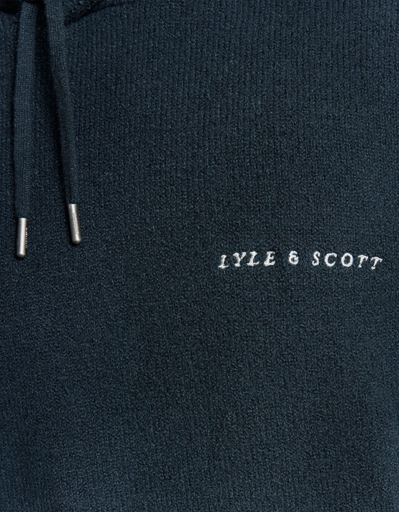 Knitted Script Hoodie