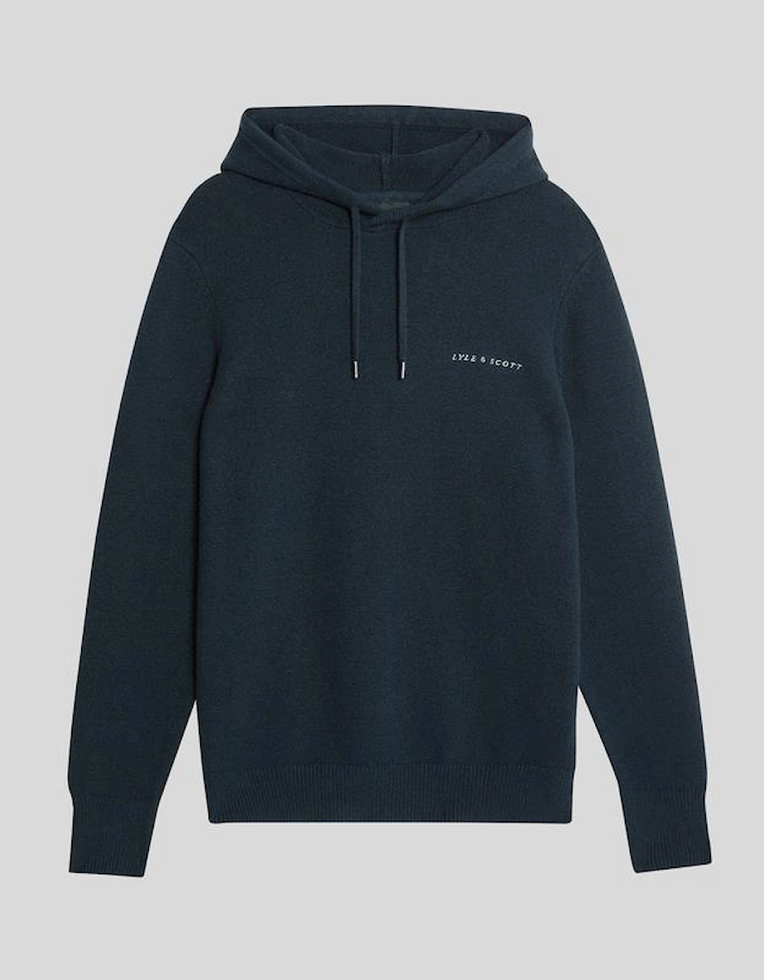 Knitted Script Hoodie