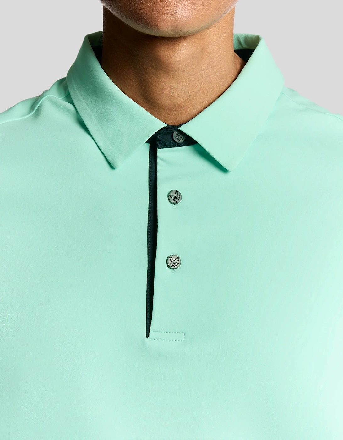 Golf Shank Button Polo Shirt