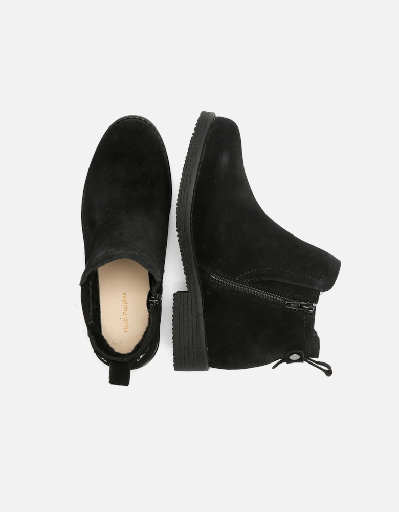 Women's Maddy Wide Boot in Black