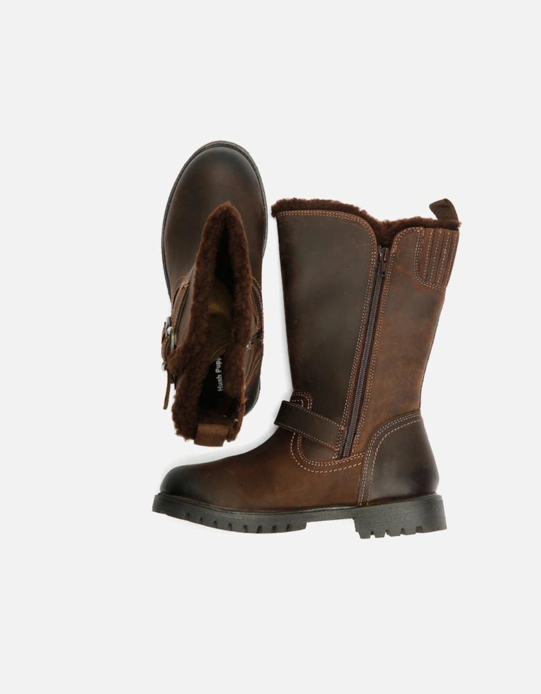Winnie Leather Women's Brown Boots