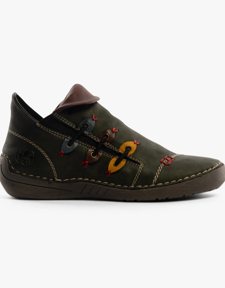 72581-54 Womens Ankle Boots Olive