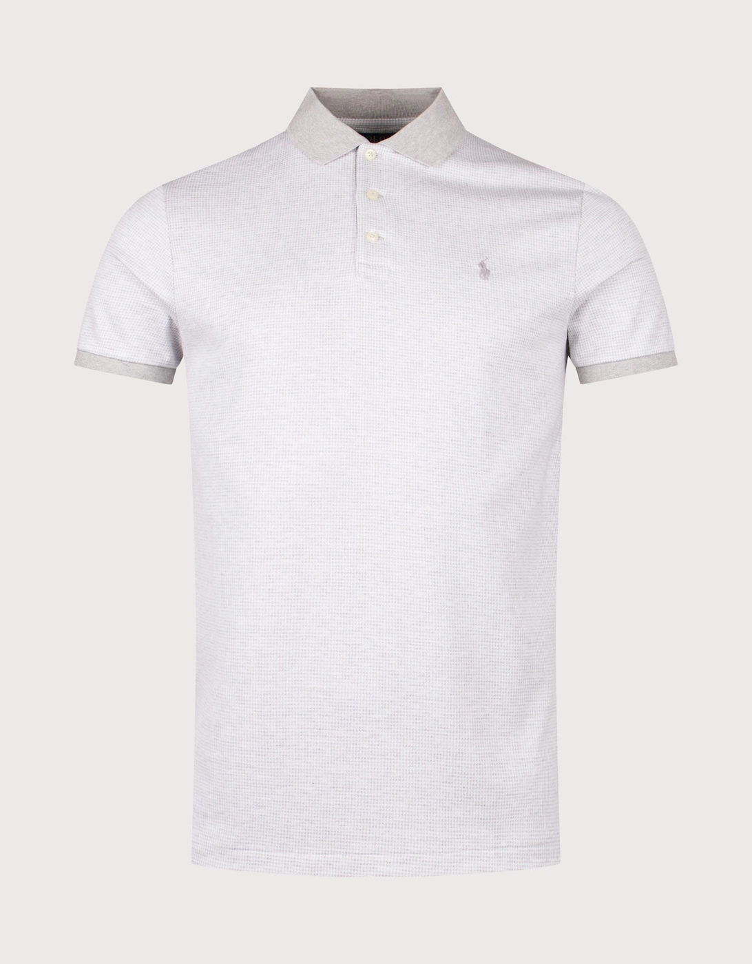 Custom Slim Fit Houndstooth Polo Shirt, 4 of 3