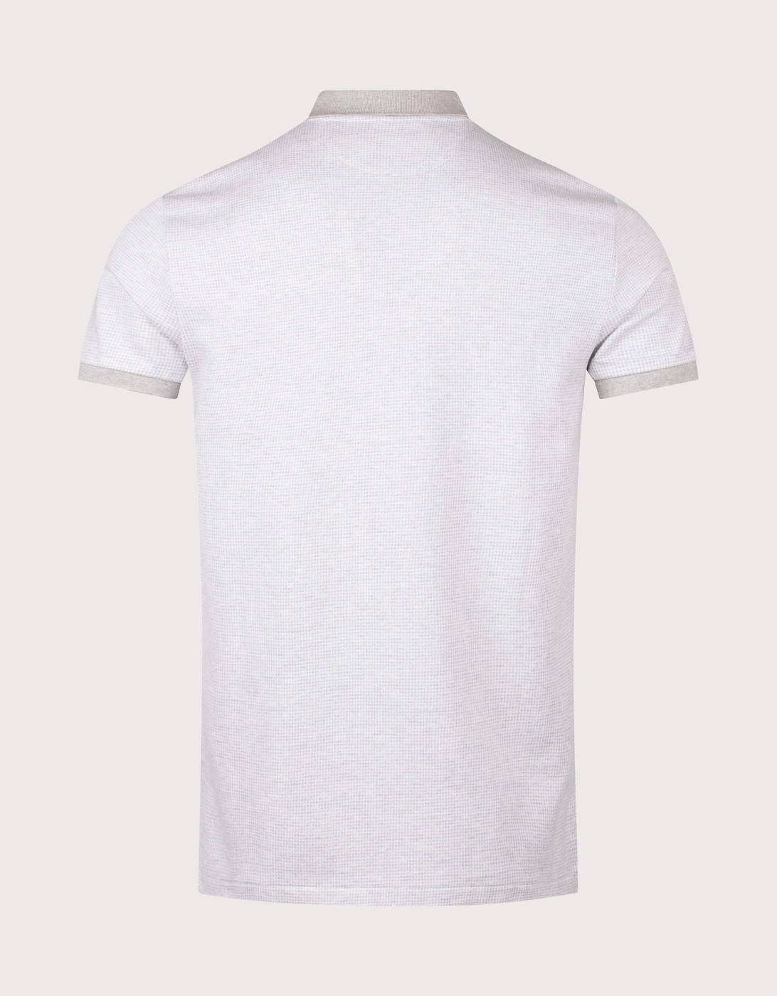 Custom Slim Fit Houndstooth Polo Shirt