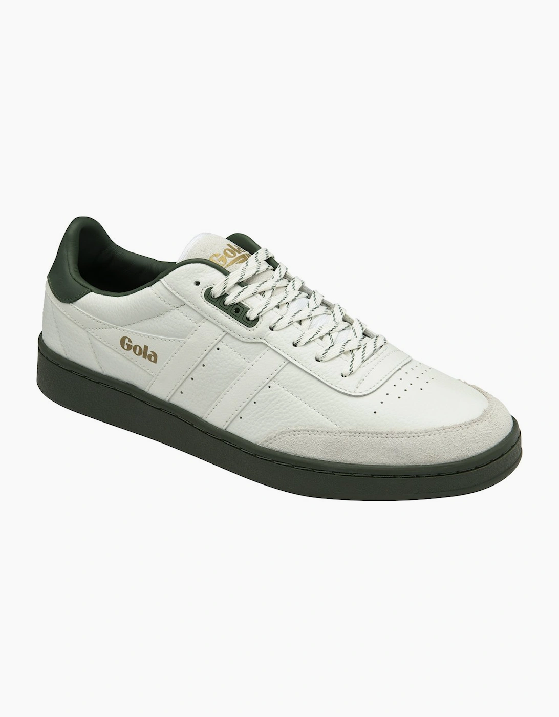 Gola Men's White Contact Leather Trainers - Size 6