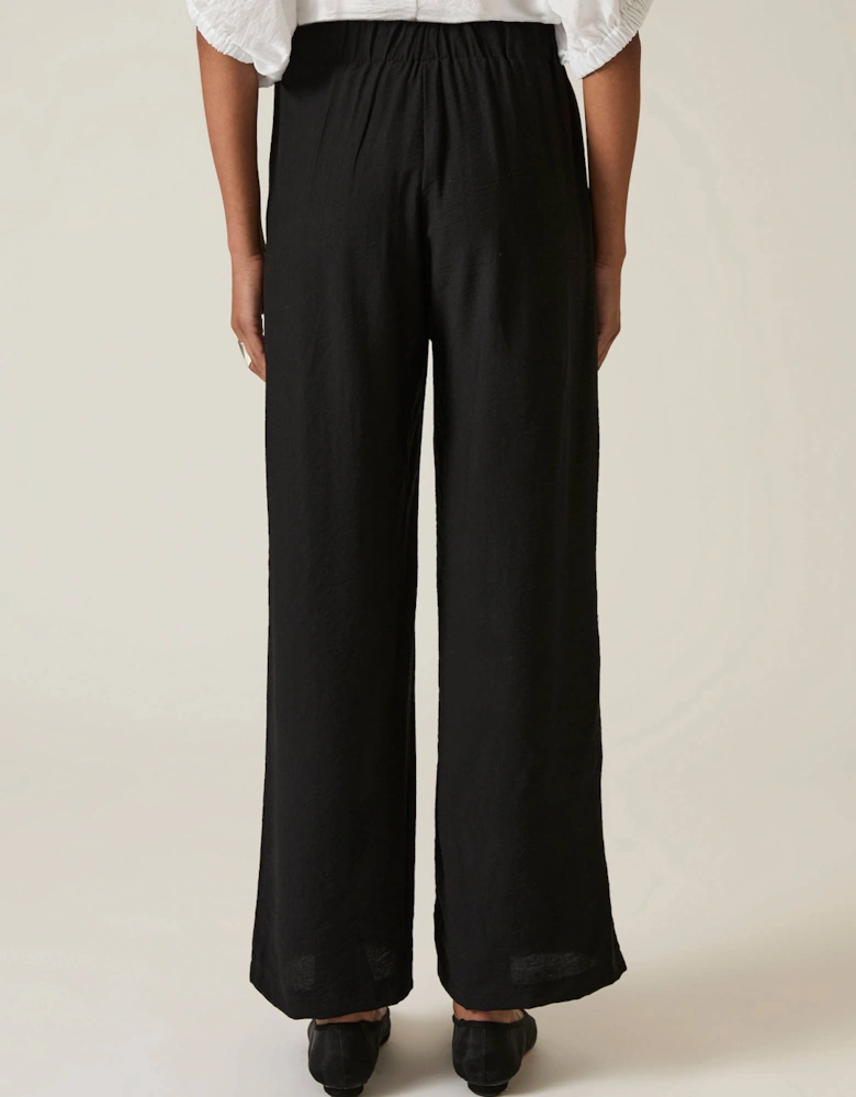 Black Wide-leg Trousers