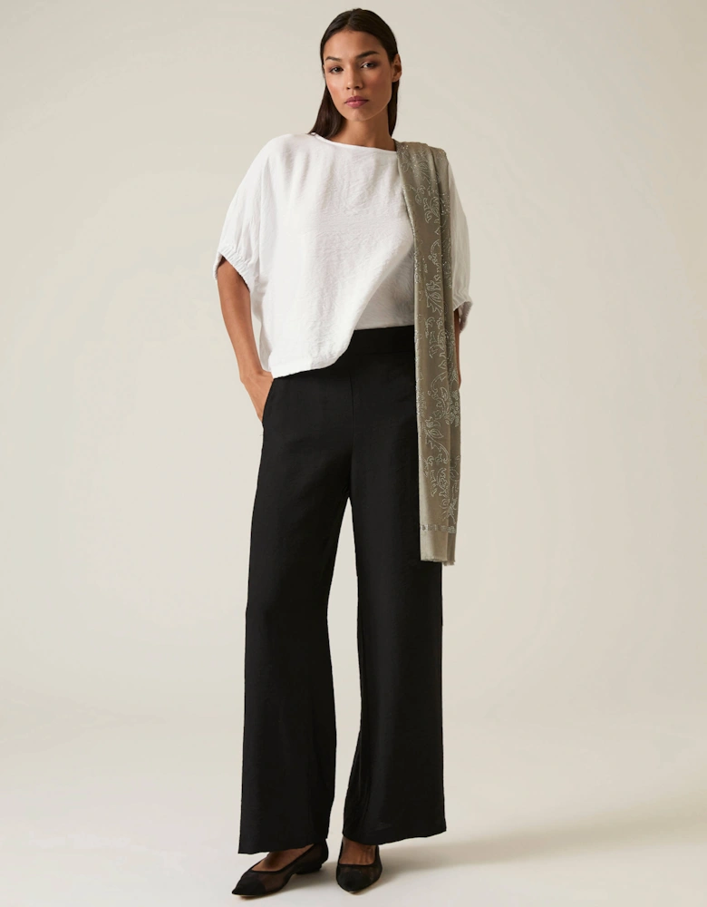 Black Wide-leg Trousers