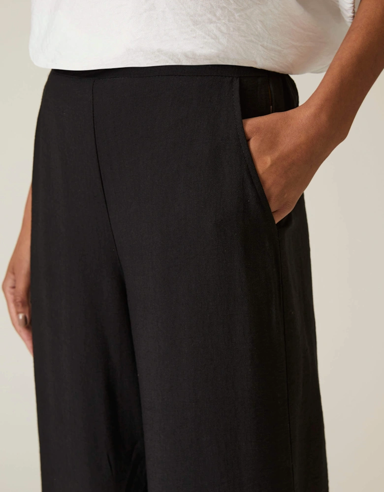Black Wide-leg Trousers
