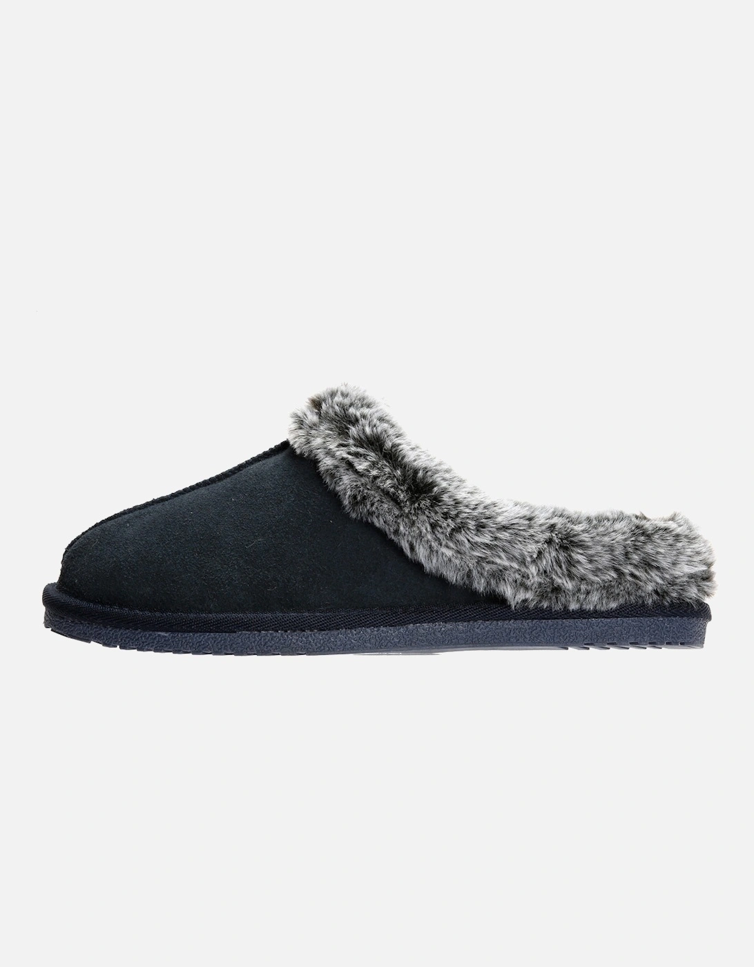 Amara Suede Women's Navy Slippers
